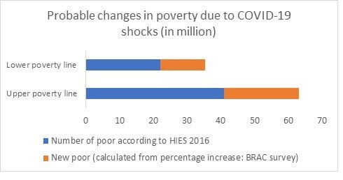 Probable Changes in Poverty due to COVID-19 Shocks